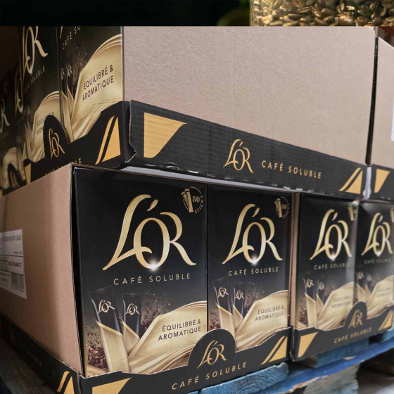 Café Soluble L'Or Classique - 8 boites - 640 sticks