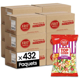 Pop-Corn Sucré Coloré Frit Ravich 35g - 12 cartons - 432 paquets