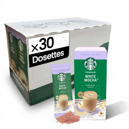 Cappuccino Starbucks White Mocha - 6 boîtes - 30 dosettes individuelles