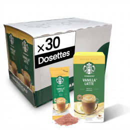 Cappuccino Starbucks Vanilla Latte - 6 boîtes - 30 dosettes individuelles