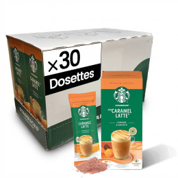 Cappuccino Starbucks Caramel Latte - 6 boîtes - 30 dosettes individuelles