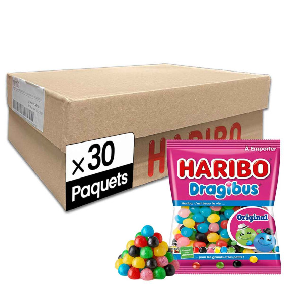 Bonbon Haribo Dragibus Original 120 gr - 30 paquets