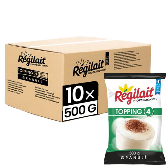 Topping 4 Régilait pour Distributeur Automatique - 10 paquets - 5 kg