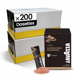 Cappuccino Classique Lavazza - 20 boites - 200 dosettes individuelles