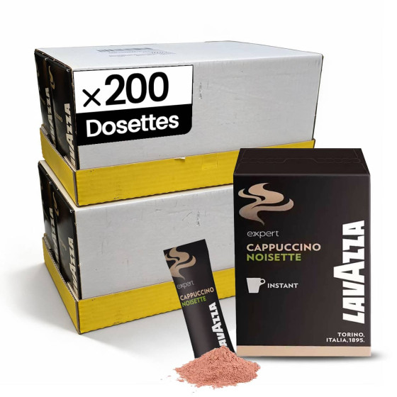 Cappuccino Noisette Lavazza - 20 boites - 200 dosettes individuelles