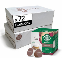 Capsule Starbucks ® by Dolce Gusto ® Cappuccino - 12 boîtes - 72 boissons