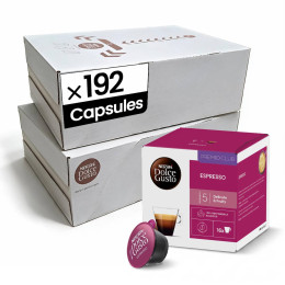 Capsules Nescafé Dolce Gusto Café Espresso - 12 boîtes -192 capsules