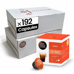 Capsules Nescafé Dolce Gusto Café Lungo - 12 boîtes - 192 capsules