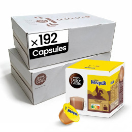 Capsules Nescafé Dolce Gusto Chocolat Chaud Nesquik - 12 boîtes - 192 capsules