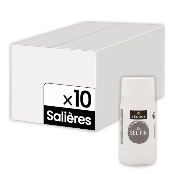 Salière Bedros de Sel Fin - 10 salières de 40g