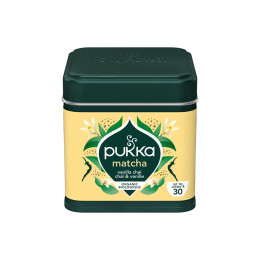 Matcha Bio Pukka Vanille & Chaï - 1 boîte de 30 g