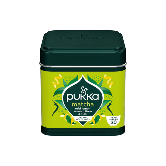 Matcha Bio Pukka Citron & Tulsi - 1 boîte de 30 g