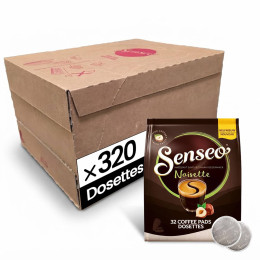 Dosette Senseo Noisette - 10 paquets - 320 dosettes compostables