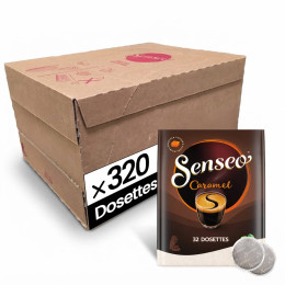 Dosette Senseo Caramel - 10 paquets - 320 dosettes compostables