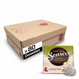 Dosette Senseo Dubai Chocolate Style - 10 paquets - 80 dosettes