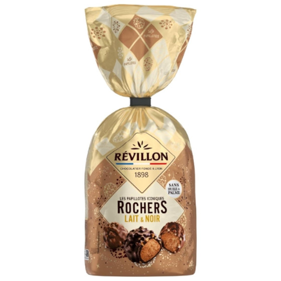Sachet de Rochers au chocolat noir et lait Les iconiques Révillon - 300 gr