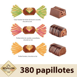 380 Papillotes au Chocolat au lait - Révillon - 4,3 Kg