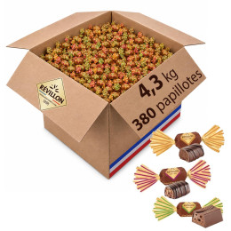 380 Papillotes au Chocolat au lait - Révillon - 4,3 Kg