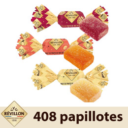 408 Papillotes Pates de fruits - Révillon - 4,6 Kg