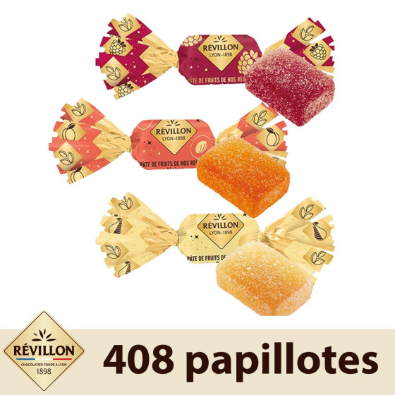 408 Papillotes Pates de fruits - Révillon - 4,6 Kg