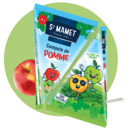 Berlingot de Compote St Mamet Pomme - 48 berlingots recyclables