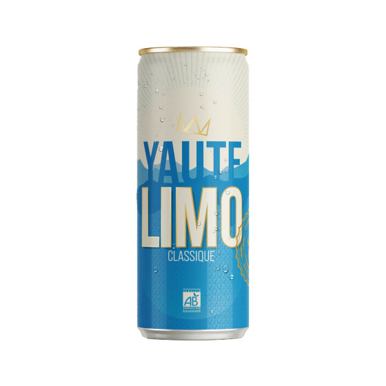 YAUTE Limonade Classique Bio Canette Slim 33cl x 24