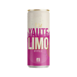 YAUTE Limonade Myrtille Bio Canette Slim 33cl x 24