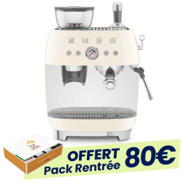 SMEG Machine expresso Blanc - EGF03CREU