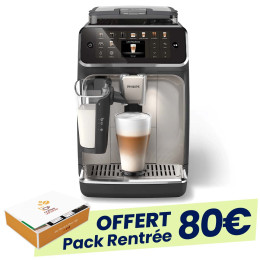 Philips EP5547/90 SilentBrew LatteGo Noir Chromée