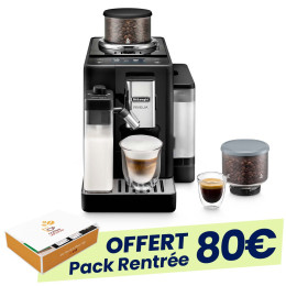 Delonghi Rivelia Latte FEB4455.B avec 2 bacs à grains