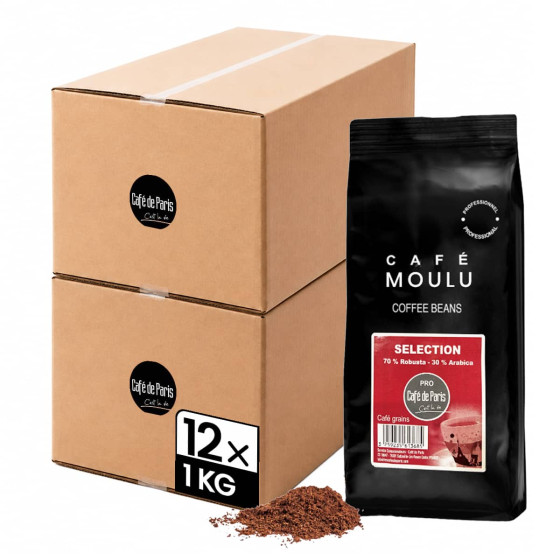 Café Moulu Café de Paris Sélection - 12 paquets - 12 Kg