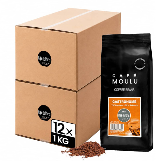 Café Moulu Café de Paris Gastronome - 12 paquets - 12 Kg
