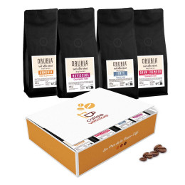 Coffret Découverte Café en Grains Orubia - 4 paquets