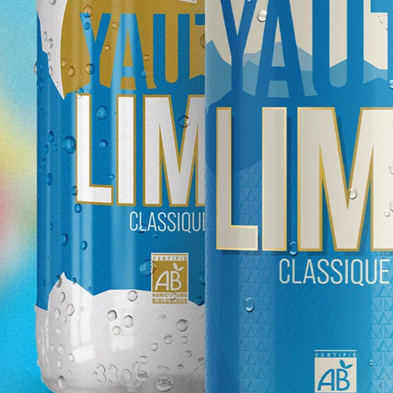 YAUTE Limonade Bio Canette Slim 33cl x 24