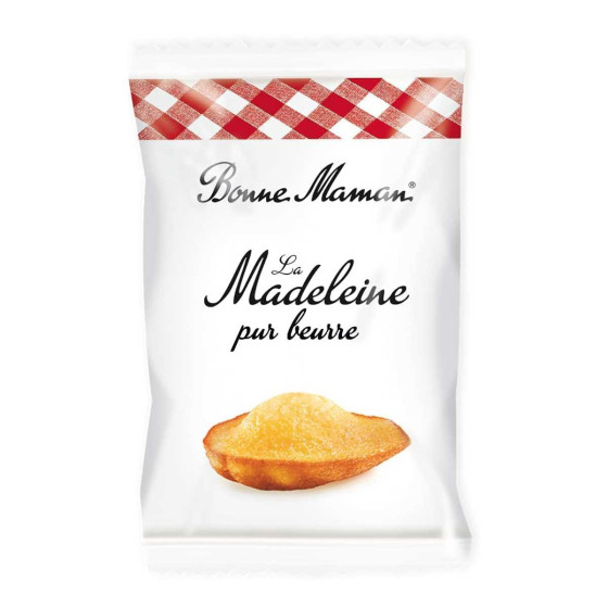 Madeleine Bonne Maman Nature Pur Beurre - 84 madeleines emballées individuellement