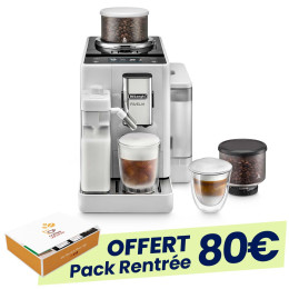 Emballage endommagé - Delonghi Rivelia Latte FEB4455.W avec 2 bacs à grains