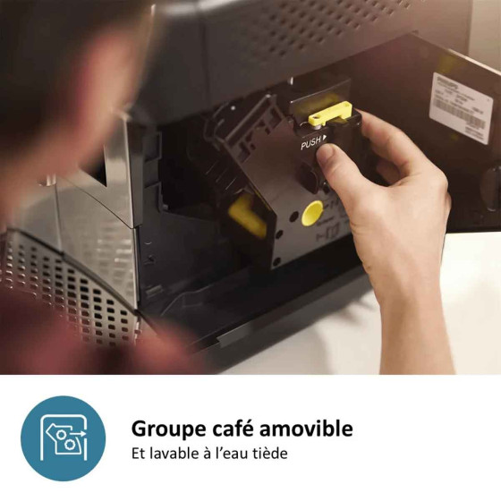Philips EP5543/90 SilentBrew LatteGo Blanc