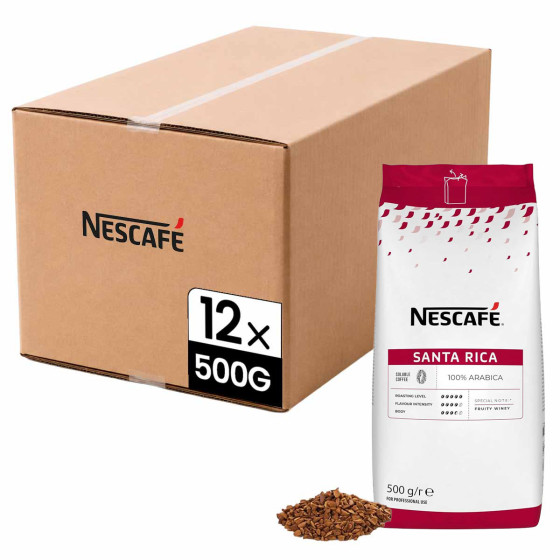 Café Soluble Nescafé® Santa Rica 100% Arabica - 12 paquets - 6 Kg