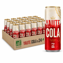 YAUTE Cola Bio Canette Slim 33cl x 24