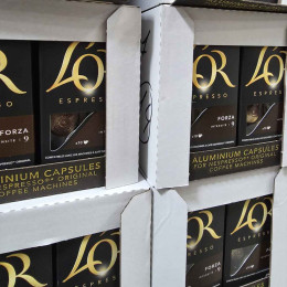 Capsule Nespresso Compatible Café L'Or Espresso Forza - 40 boîtes - 400 capsules