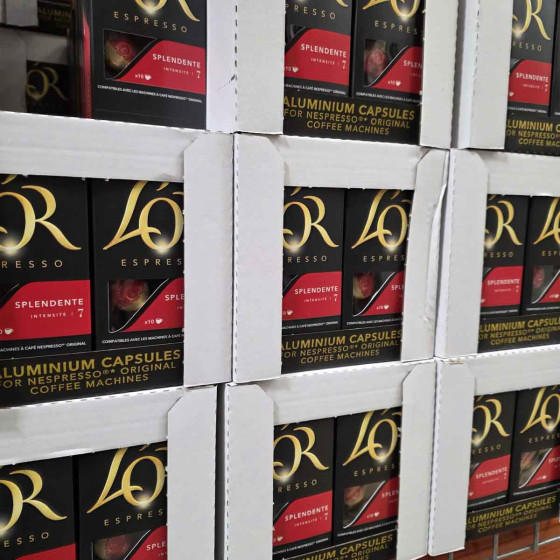 Capsule Nespresso Compatible Café L'Or Espresso Splendente - 40 boîtes - 400 capsules