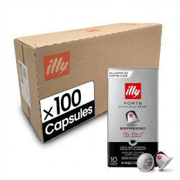 Capsule Nespresso Compatible Illy Torrefaction Forte - 10 boîtes - 100 capsules