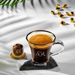 Capsule Nespresso Compatible Café L'Or Espresso Forza - 10 boîtes - 100 capsules