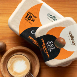 Boule de café CoffeeB Café Royal Espresso Forte - 18 boules