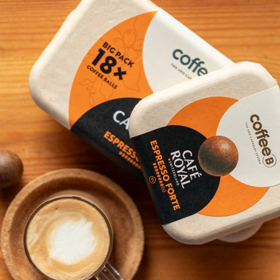 Boule de café CoffeeB Café Royal Espresso Forte - 18 boules - [Disponible prochainement]