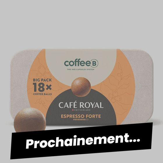 Boule de café CoffeeB Café Royal Espresso Forte - 18 boules - [Disponible prochainement]