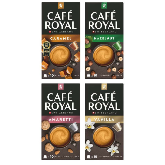 Pack découverte - Capsule Nespresso Compatible aromatisées  Café Royal - 40 capsules