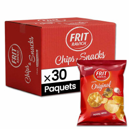 Chips Frit Ravich Nature salées 38g - 30 paquets