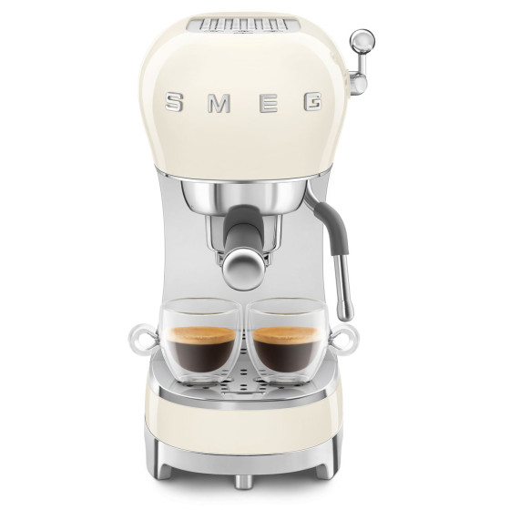 Machine à café expresso SMEG Crème - ECF02CREU