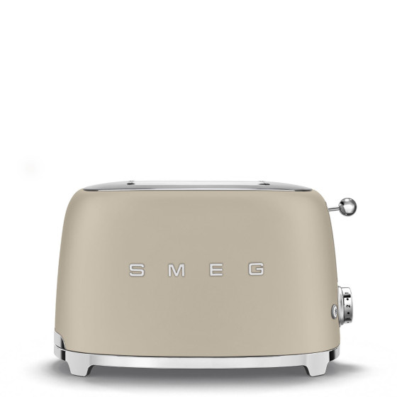 Grille-pain SMEG 2 Tranches Beige lin Mat - TSF01MLMEU